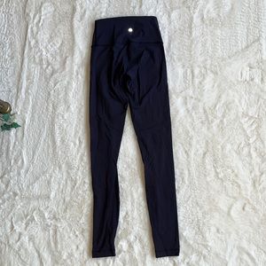 Lululemon Navy 25” Wunder Under Leggings